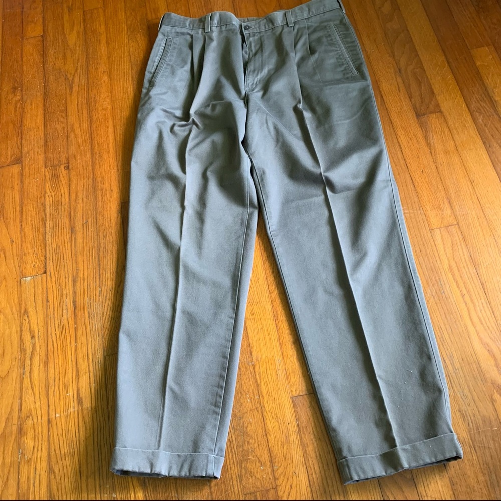 Savane men’s cuff pants-Light chocolate color waist 38